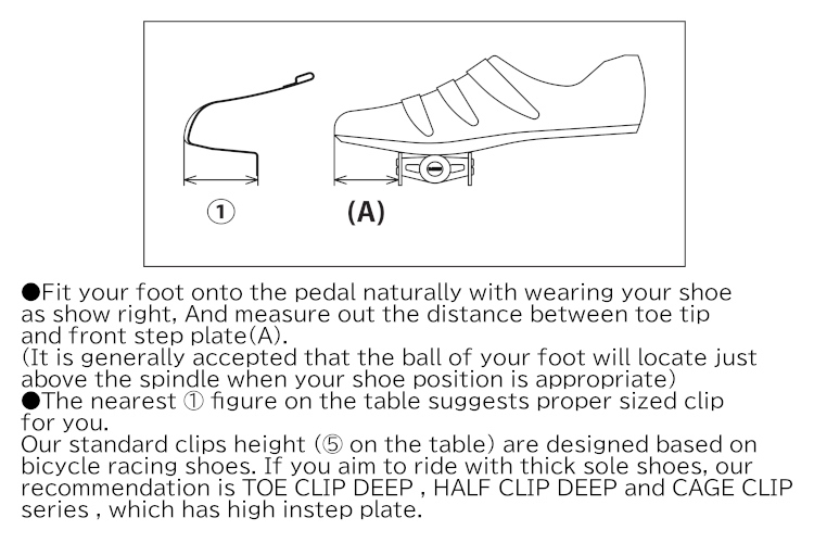 TOE CLIP STEEL DEEP w/leather | MIKASHIMA INDUSTRIAL CO,.LTD