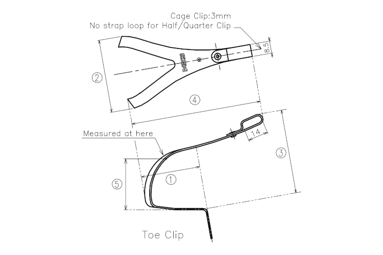 TOE CLIP STEEL DEEP TWIN | MIKASHIMA INDUSTRIAL CO,.LTD